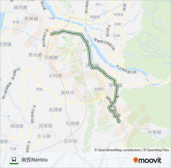 巴士6917的線路圖