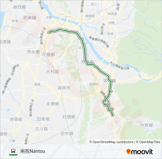 巴士6917的線路圖