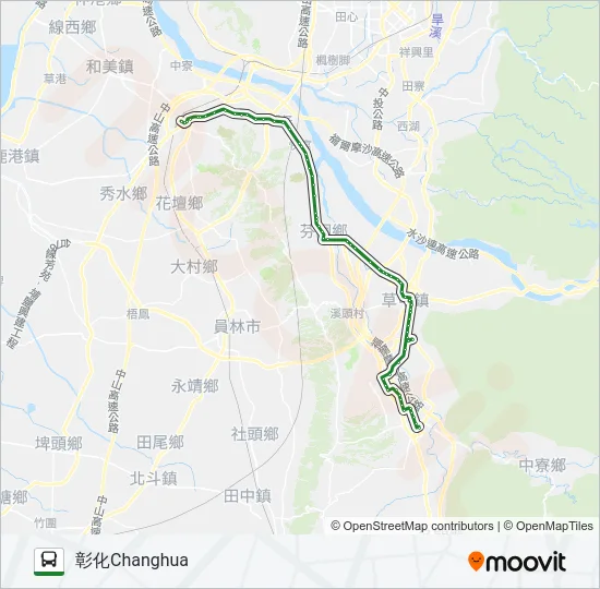 巴士6917的線路圖
