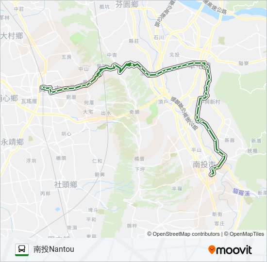 6924 bus Line Map