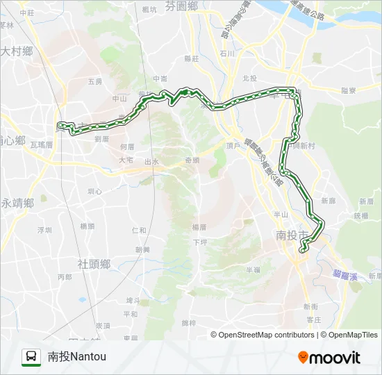 6924 Bus Line Map