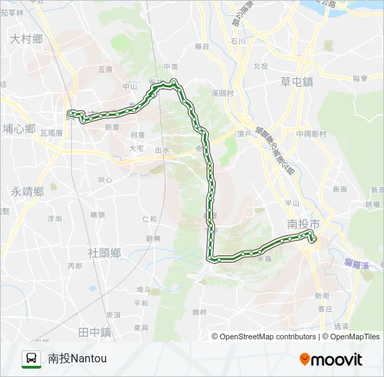 6925 Bus Line Map