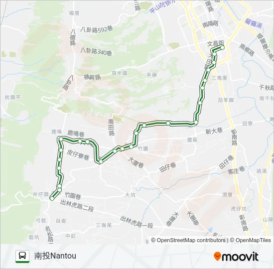 巴士6926的線路圖