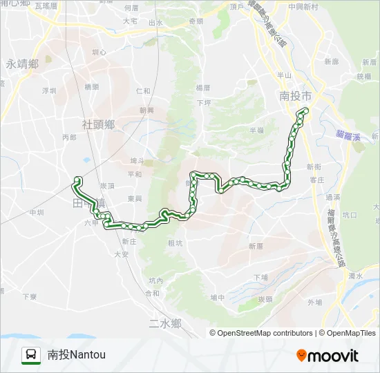 6927 Bus Line Map