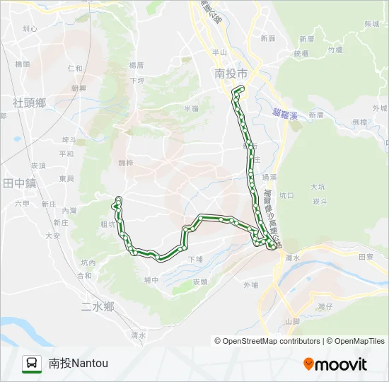 巴士6928的線路圖