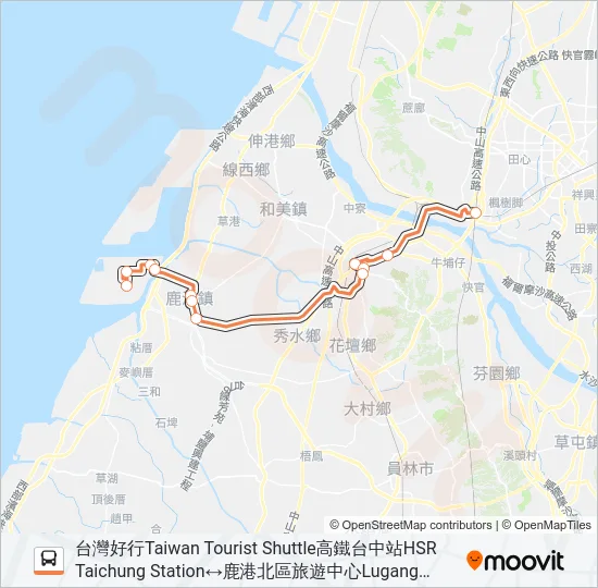 巴士6936的線路圖