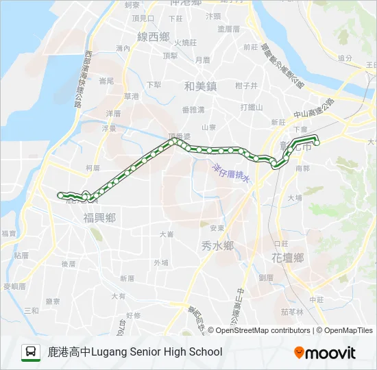 6901A Bus Line Map