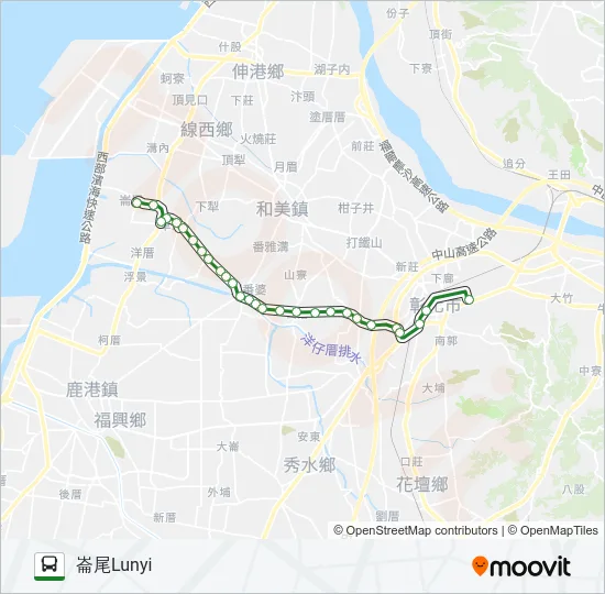 6903A Bus Line Map