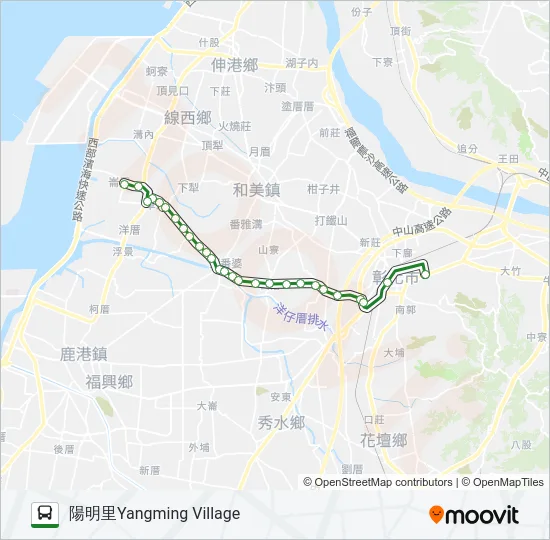 巴士6903A的線路圖