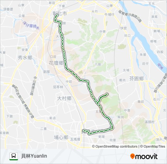 6914A bus Line Map