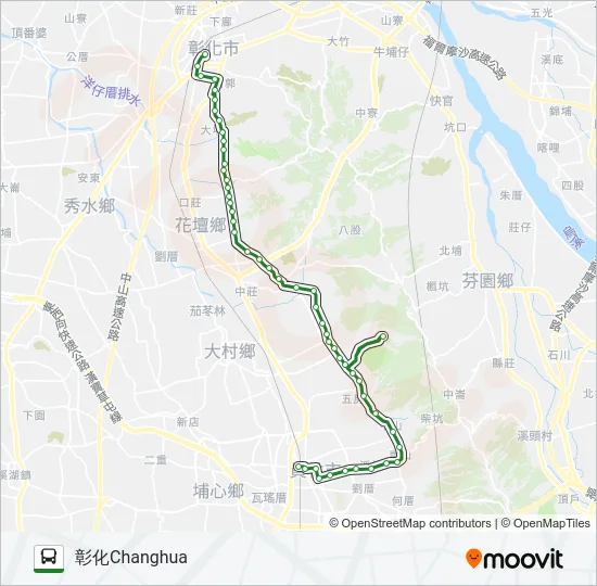 巴士6914A的線路圖