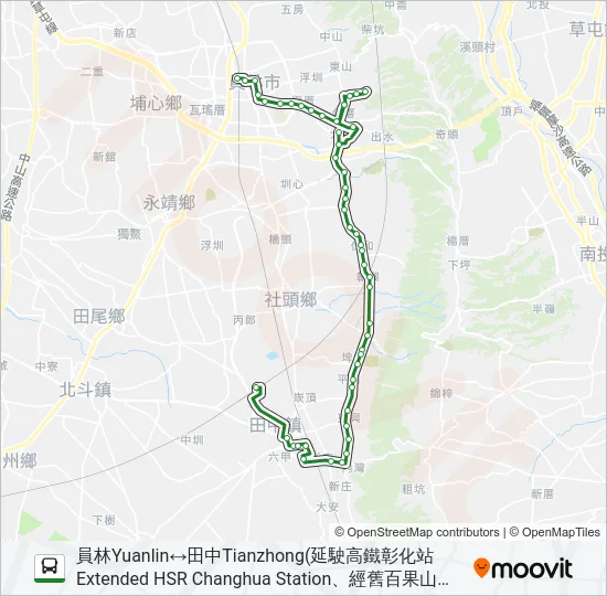 6915C Bus Line Map