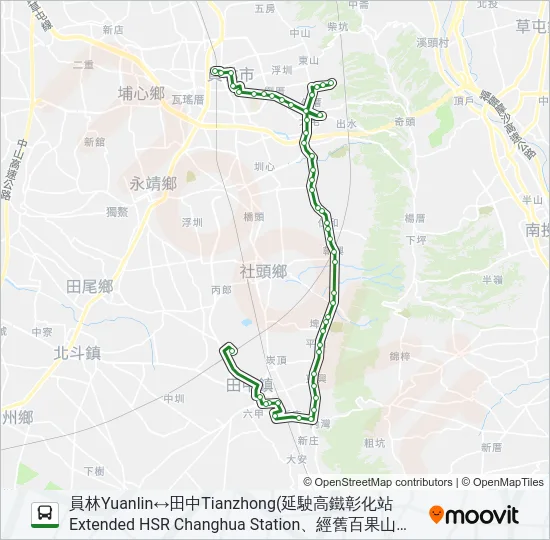 6915C Bus Line Map