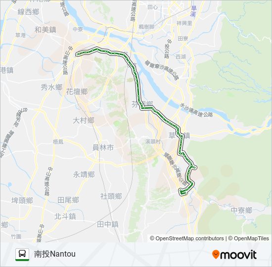 6916A bus Line Map