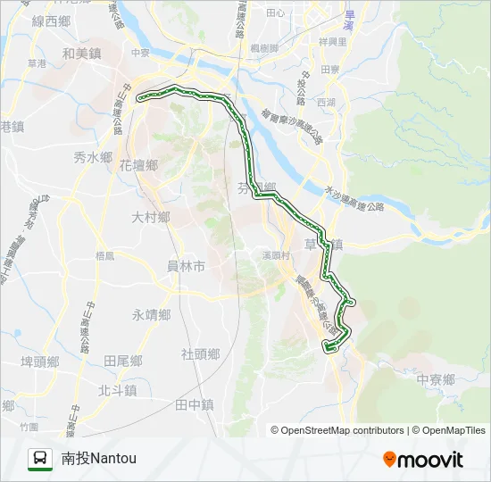 6916A Bus Line Map