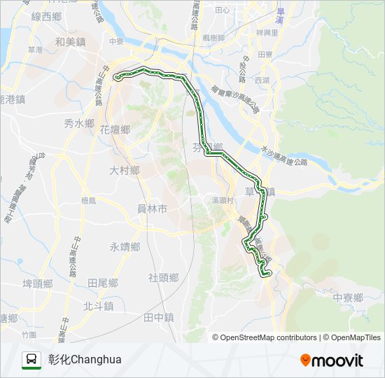 6917A bus Line Map