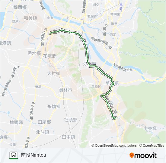 6918A bus Line Map