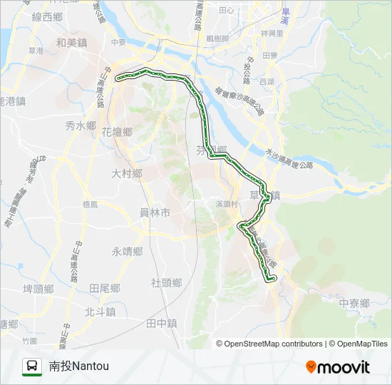 6918A Bus Line Map