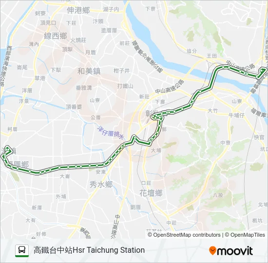 6933A Bus Line Map
