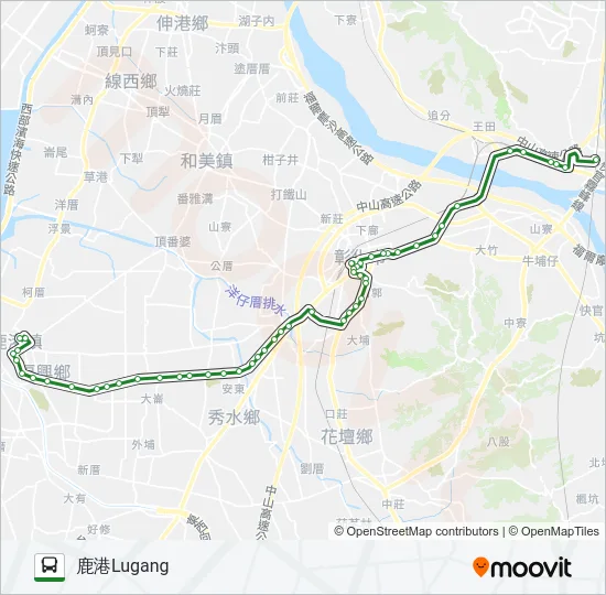 6933A Bus Line Map