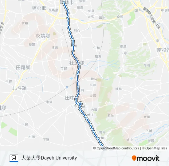 6700 Bus Line Map