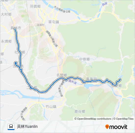 6702 Bus Line Map