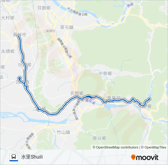 6702 Bus Line Map