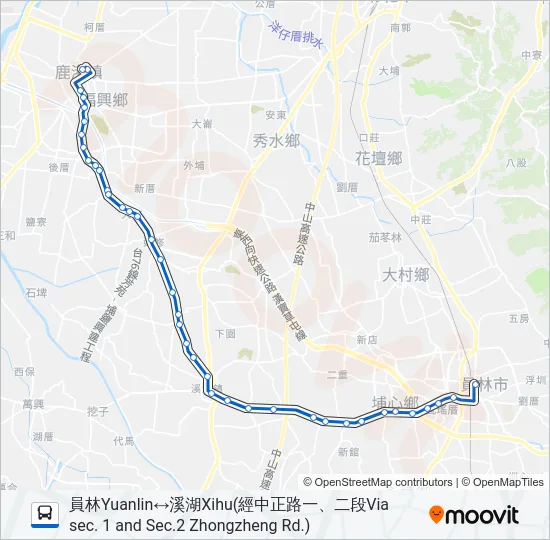 6703 Bus Line Map