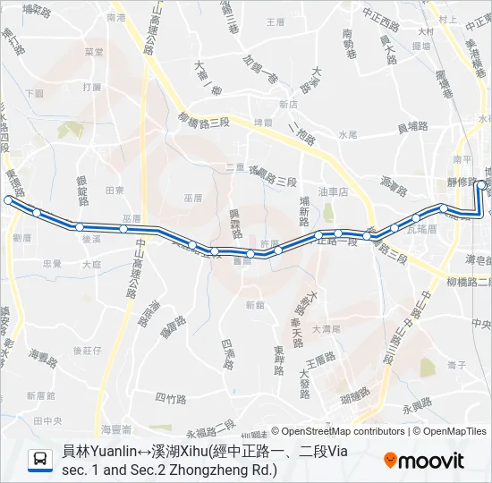 6703 Bus Line Map