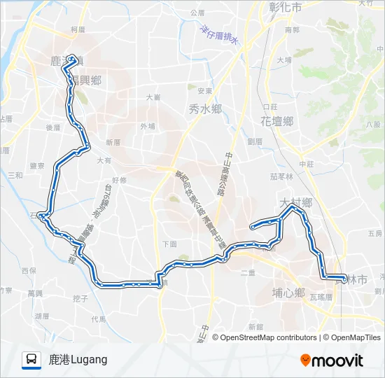 6704 Bus Line Map