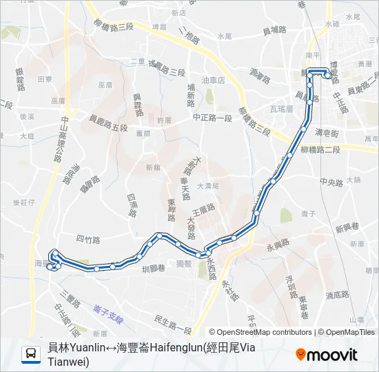 6706 Bus Line Map