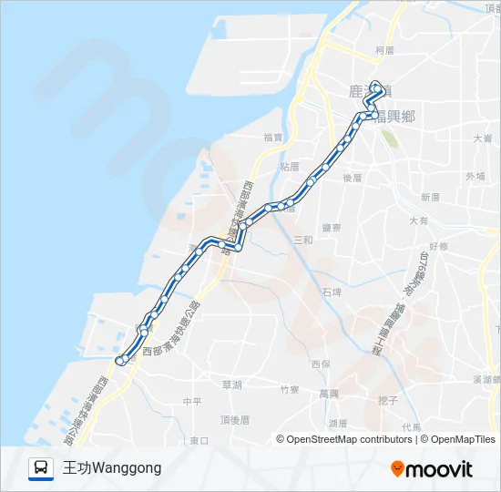 6708 Bus Line Map