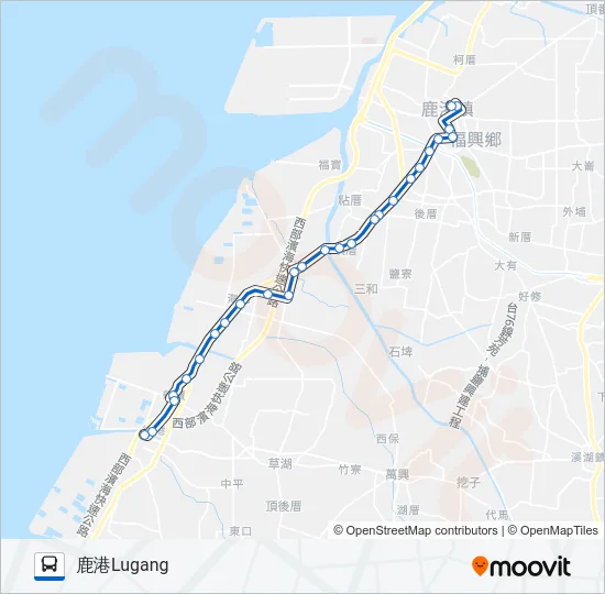 6708 Bus Line Map