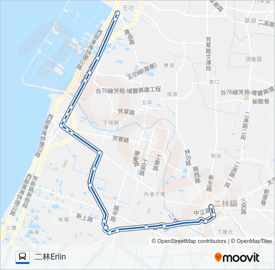 6710 Bus Line Map