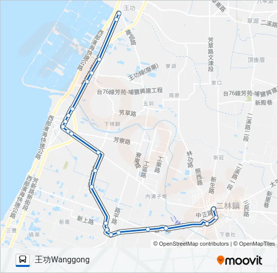 6710 Bus Line Map