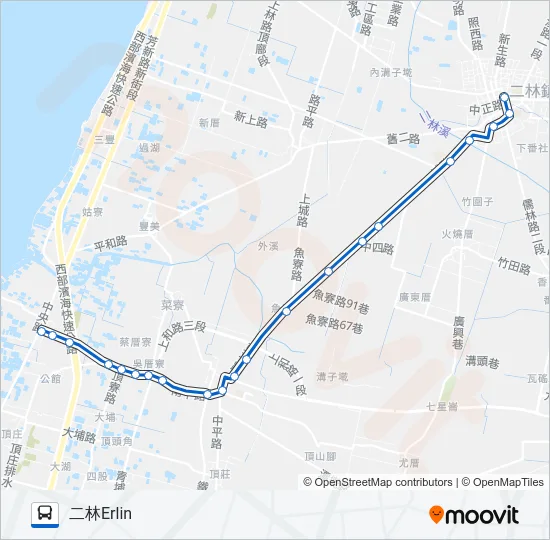 6711 Bus Line Map