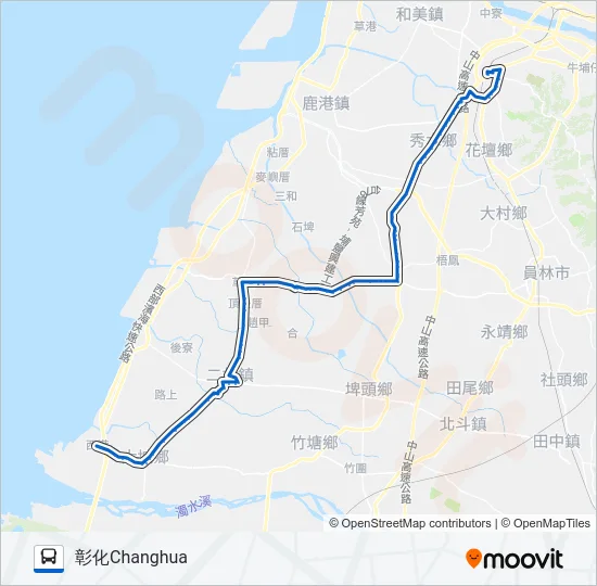 6714 Bus Line Map
