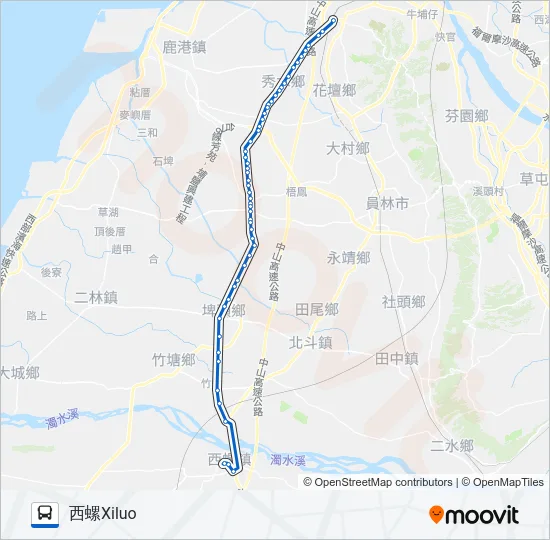 6715 Bus Line Map