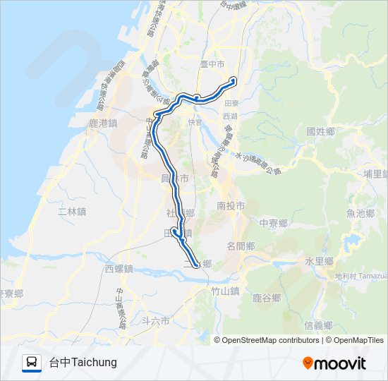 巴士6735的線路圖
