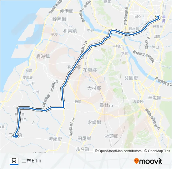 巴士6736的線路圖