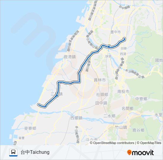 6737 bus Line Map