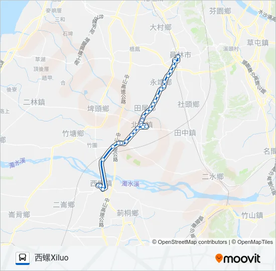 6881 Bus Line Map