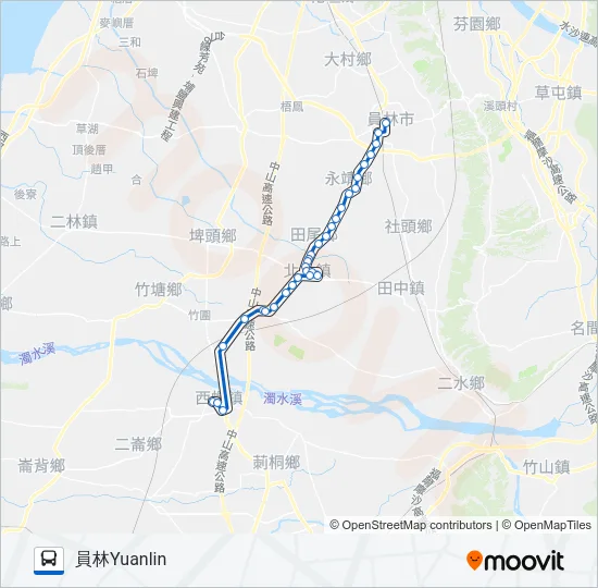 6881 Bus Line Map