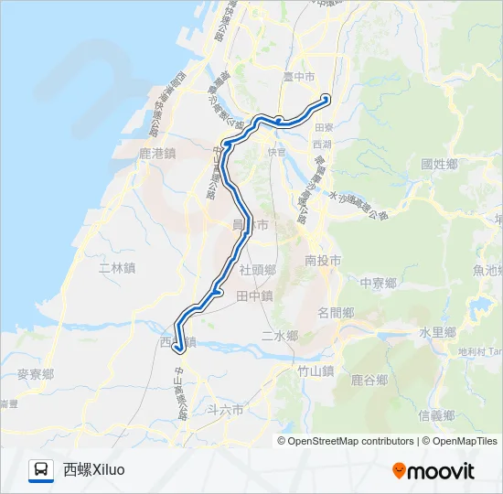 巴士6882的線路圖