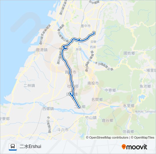 巴士6735A的線路圖