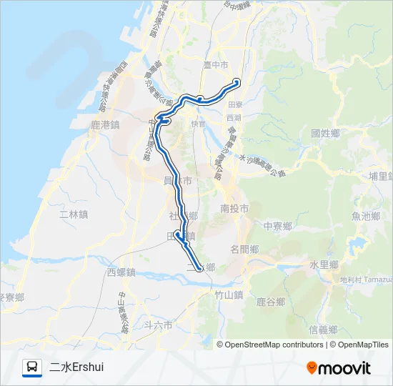 6735A Bus Line Map