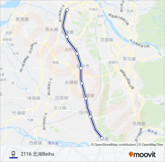 區間車LOCAL TRAIN Train Line Map
