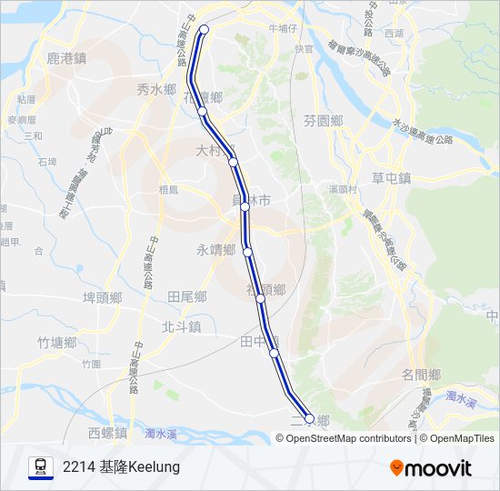 區間車local train Route: Schedules, Stops & Maps - 2214 基隆