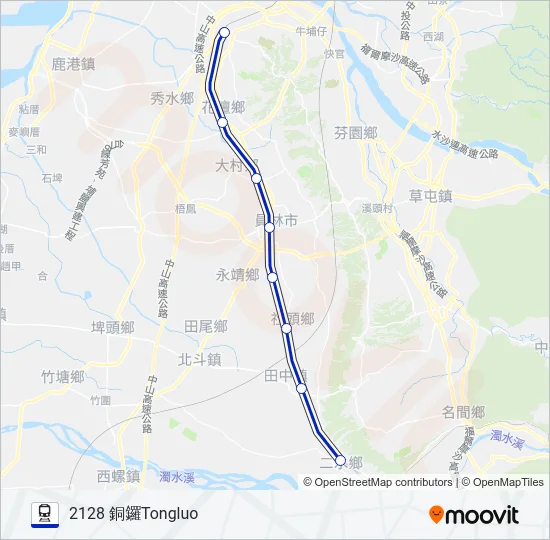 區間車LOCAL TRAIN Train Line Map