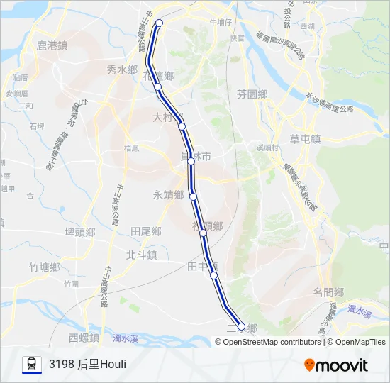 區間車LOCAL TRAIN Train Line Map